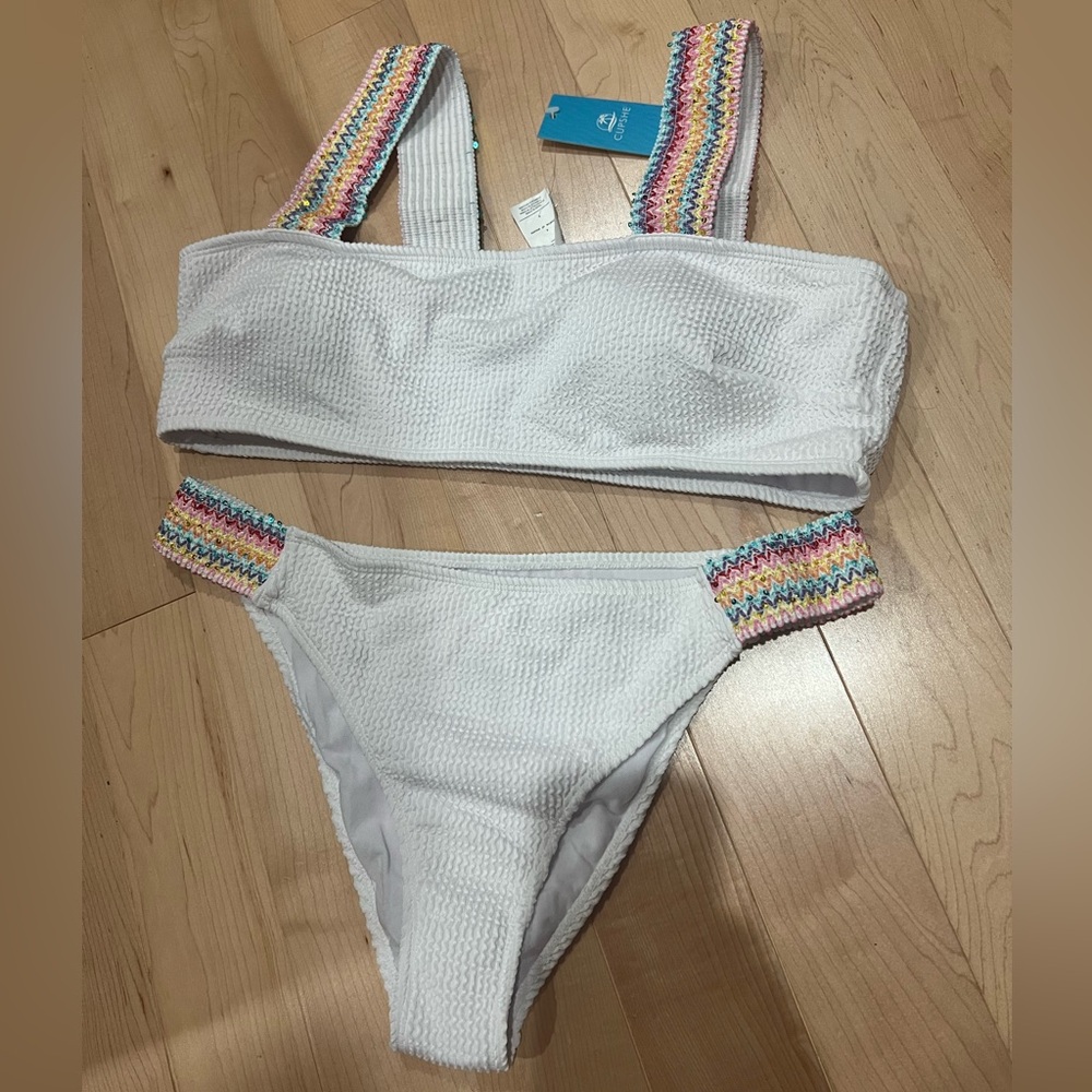 White bathing suit